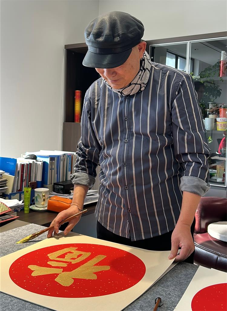 书画家来访0124-5