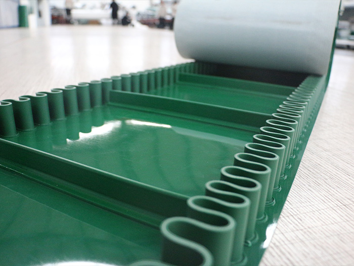 裙边挡板输送带 裙边挡板输送带