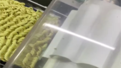 同样是方便面切块输送带，为什么济南安耐的品质更可靠？