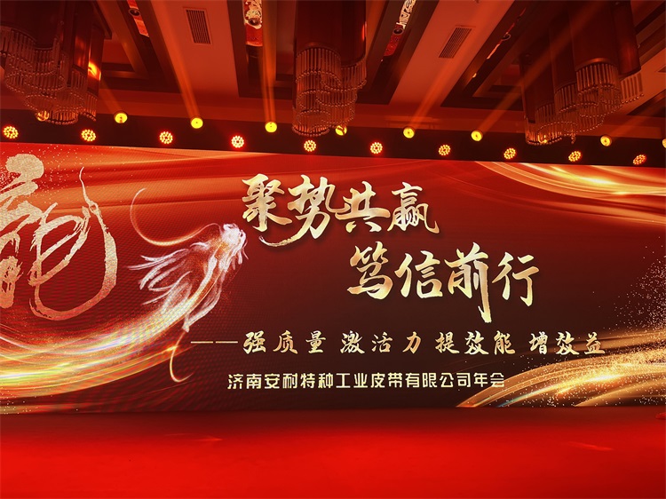 聚势共赢，笃信前行 | 济南安耐输送带厂家2023年会完美收官！