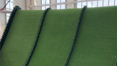 没有不可能！济南安耐为江西客户定制3.4m宽淘金草输送带