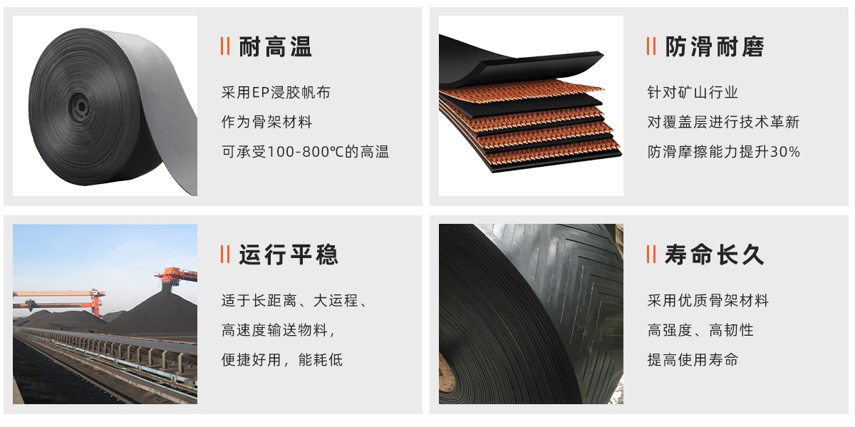 耐高温橡胶输送带